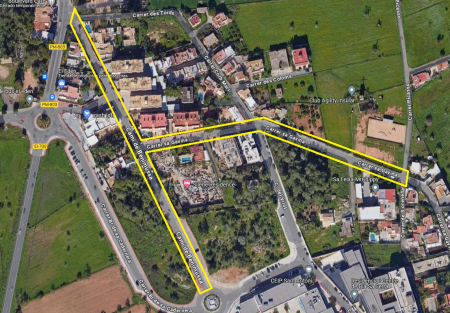 Restricciones de tráfico en la calle de sa Gavina y en el Camí de Benimussa con motivo de las obras de mejora y refuerzo del firme en el Término municipal de Sant Antoni de Portmany