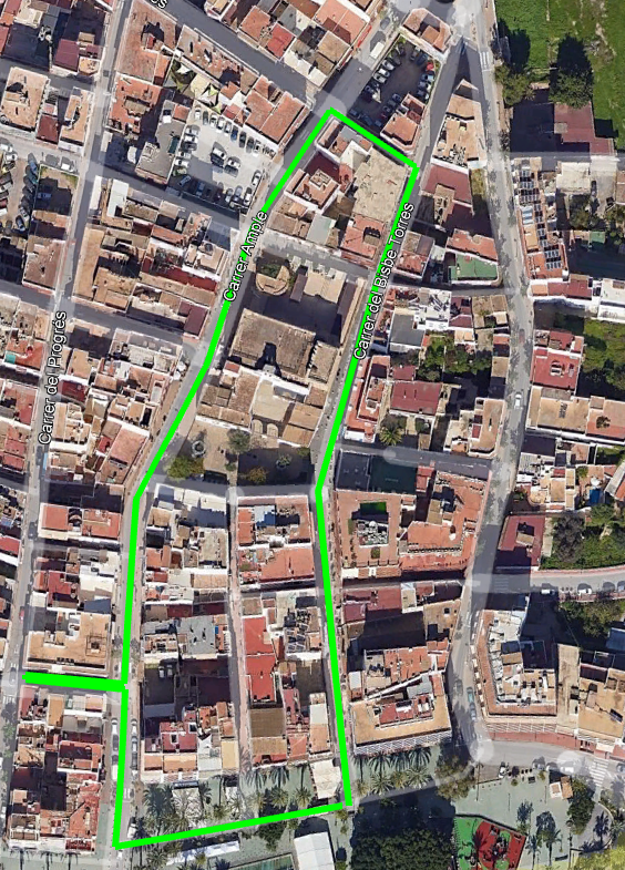  Imagen Restricciones de tráfico en las calles Ample, Bisbe Torres, Sant Antoni y Progrès con motivo de la 47 mini maratón Sant Bartomeu.