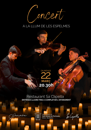 SONORA torna a Sant Antoni amb un concert a la llum de les espelmes a Sa Capella