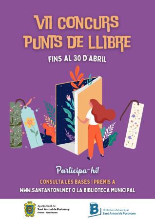 Sant Antoni convoca el VIII Concurs de Punts de Llibre amb motiu del Dia del Llibre