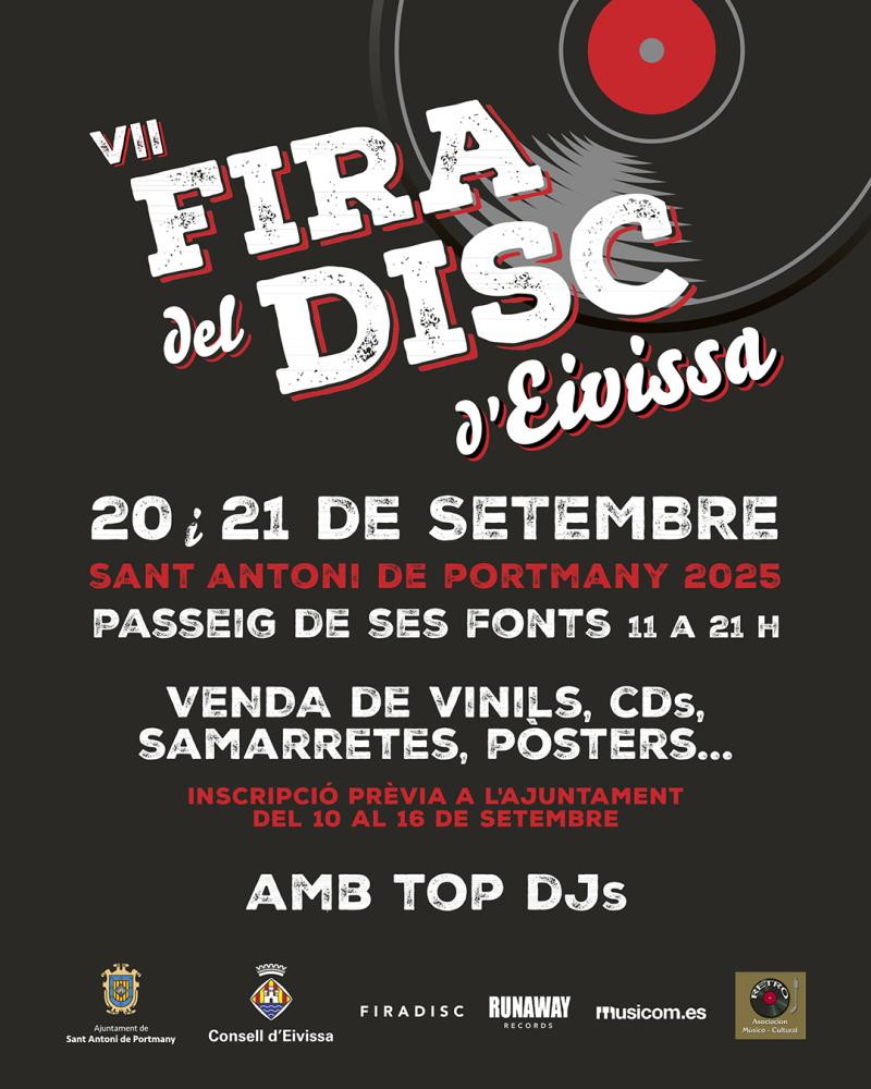  Imagen La Fira del Disc y la Fira d’Estocs se unen este fin de semana en Sant Antoni en una jornada cultural y comercial