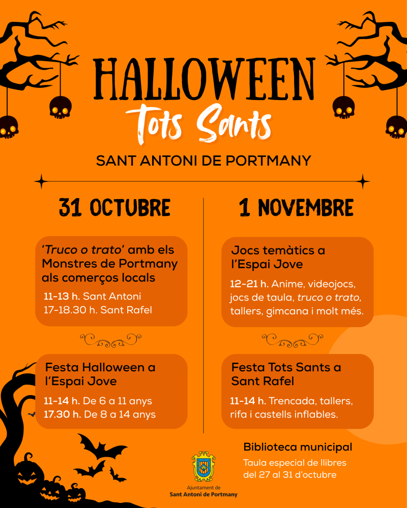  Imagen El Ayuntamiento organiza diferentes actividades para las celebraciones de Halloween y Tots Sants