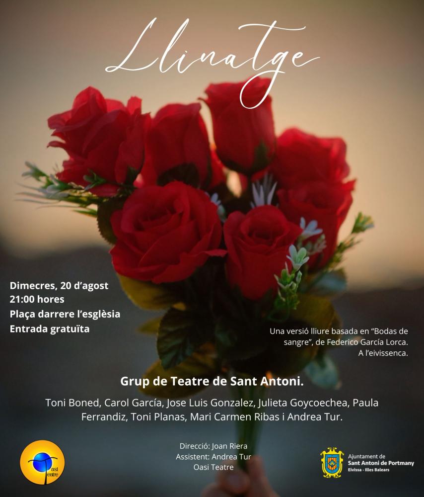  Imagen Llinatge: El Grupo de Teatro de Sant Antoni estrena una adaptación ibicenca inspirada en Bodas de sangre