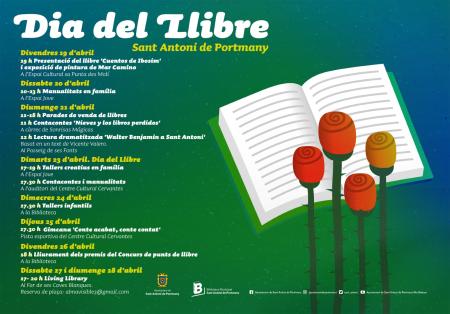 Programa d’activitats a Sant Antoni per celebrar el Dia del Llibre