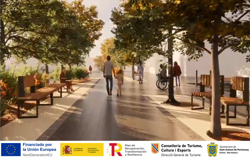  Imatge Sant Antoni aprova de manera definitiva l'adjudicació del nou bulevard del carrer Vara de Rey