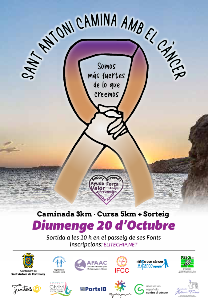  Imagen La primera edición de ‘Sant Antoni camina amb el càncer’ cuenta ya con más de 450 inscritos