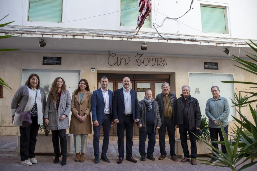  Imatge visita i entrega de claus del Cine Torres