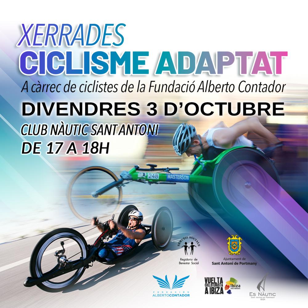  Imagen Charlas sobre ciclismo adaptado en Sant Antoni enmarcadas dentro de la Vuelta Cicloturista a Ibiza Campagnolo